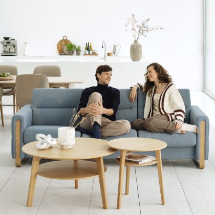 Stressless Fiona - 3 Seat Sofa (Wood Arm) Stressless Fiona - 3 Seat Sofa (Wood Arm)