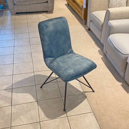 Lola - Dining Chair (Teal Fabric) Lola - Dining Chair (Teal Fabric)