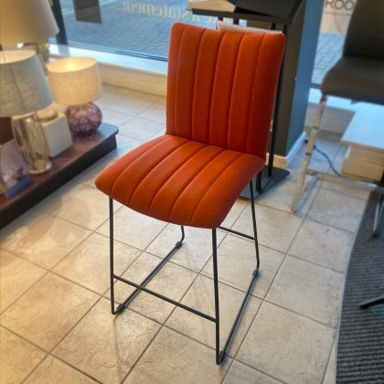 Aura - Bar Stool (Burnt Orange Fabric) Aura - Bar Stool (Burnt Orange Fabric)