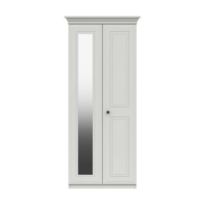 Devon - Two Door Wardrobe with Mirror (Soft Close) Devon - Two Door Wardrobe with Mirror (Soft Close)