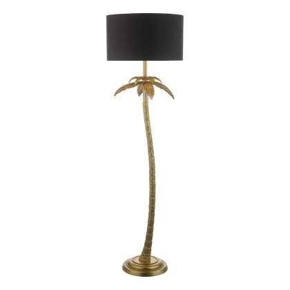 Dar - Coco Floor Lamp With Shade (Antique Gold) Dar - Coco Floor Lamp With Shade (Antique Gold)
