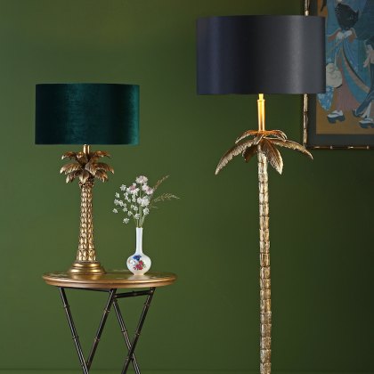 Dar - Coco Floor Lamp With Shade (Antique Gold) Dar - Coco Floor Lamp With Shade (Antique Gold)