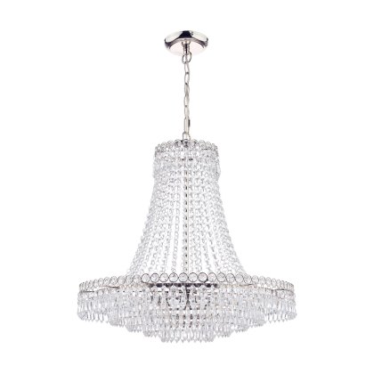 Laura Ashley - Enid Grand 5 Light Chandelier Polished Cut Glass Laura Ashley - Enid Grand 5 Light Chandelier Polished Cut Glass