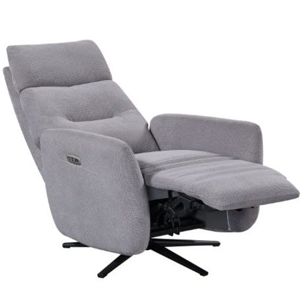 Nashville - Power Swivel Recliner Chair (Pewter) Nashville - Power Swivel Recliner Chair (Pewter)