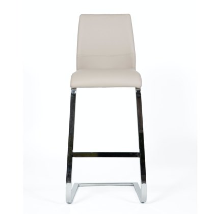 Seattle - Bar Stool (Taupe Faux Leather) Seattle - Bar Stool (Taupe Faux Leather)
