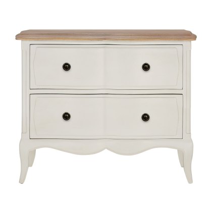 Amelie - Wide Two Drawer Bedside Amelie - Wide Two Drawer Bedside