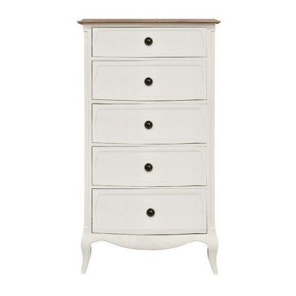 Amelie - Five Drawer Tallboy Amelie - Five Drawer Tallboy