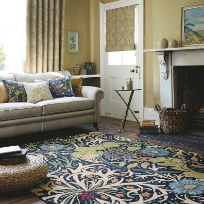 Morris Co - Seaweed Ink Rug Morris Co - Seaweed Ink Rug