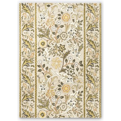 Morris Co - Wilhelmina linen/mustard Rug Morris Co - Wilhelmina linen/mustard Rug