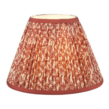 Dar - Esther Red Cotton Empire Shade (25cm) Dar - Esther Red Cotton Empire Shade (25cm)
