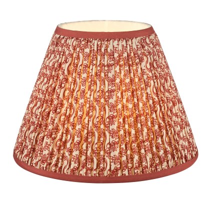 Dar - Esther Red Cotton Empire Shade (30cm) Dar - Esther Red Cotton Empire Shade (30cm)