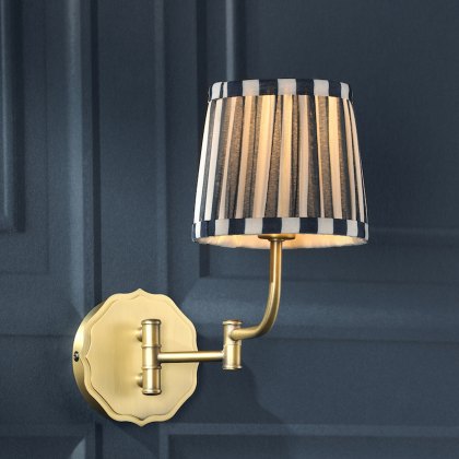 Laura Ashley - Denwick Wall Light (Matt Antique Brass) Laura Ashley - Denwick Wall Light (Matt Antique Brass)