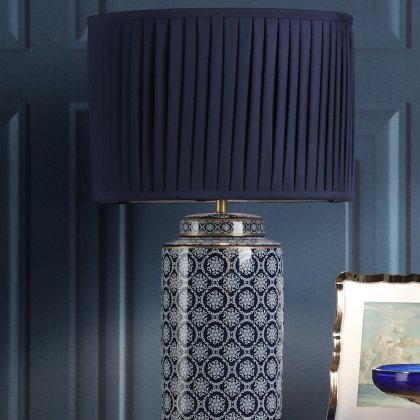 Laura Ashley - Knipton Blue Table Lamp Laura Ashley - Knipton Blue Table Lamp