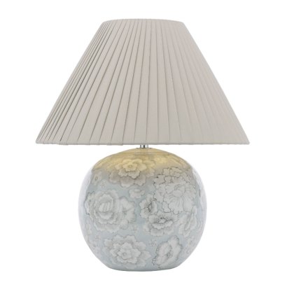 Laura Ashley - Montford Blue & Cream Table Lamp Laura Ashley - Montford Blue & Cream Table Lamp