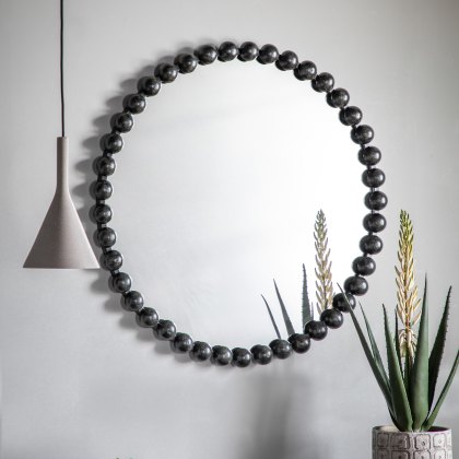 Ceretti - Round Mirror Black Ceretti - Round Mirror Black