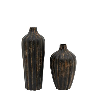 Accessories - Alda Vase Black (Set of 2) Accessories - Alda Vase Black (Set of 2)