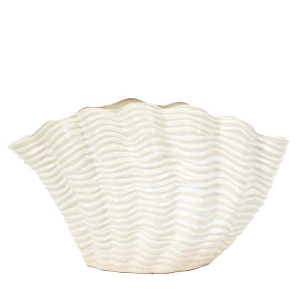 Accessories - White Clam Reactive Vase Accessories - White Clam Reactive Vase