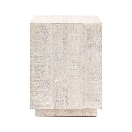 Iowa - Side Table Whitewash Iowa - Side Table Whitewash