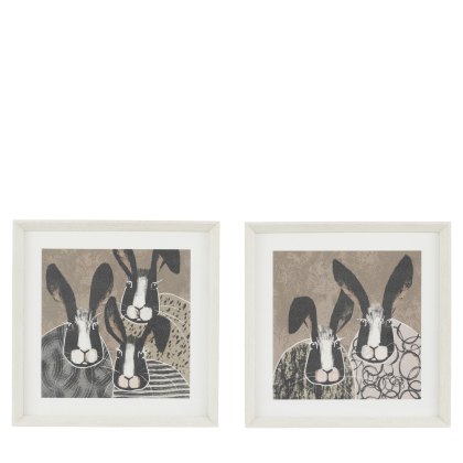 Animal Antics II - Framed Art Set of 2 Animal Antics II - Framed Art Set of 2