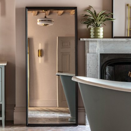 Mirrors - Ashbury Leaner Mirror Black Mirrors - Ashbury Leaner Mirror Black