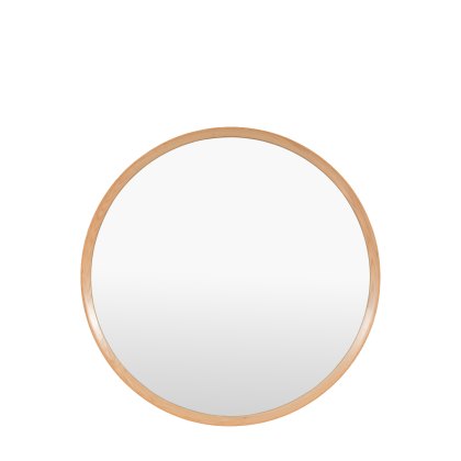 Mirrors - Cedar Round Mirror Oak Large Mirrors - Cedar Round Mirror Oak Large