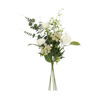 Faux Flowers - Cream Mixed Wrapped Bouquet Faux Flowers - Cream Mixed Wrapped Bouquet