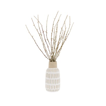 Faux Flowers - Willow Stems Vase Arrangement Faux Flowers - Willow Stems Vase Arrangement