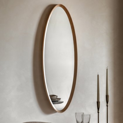 Mirrors - Cedar Elipse Mirror (Oak) Mirrors - Cedar Elipse Mirror (Oak)