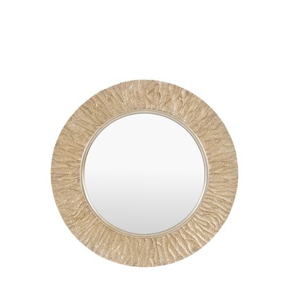 Mirrors - Falia Round Mirror Gold Mirrors - Falia Round Mirror Gold