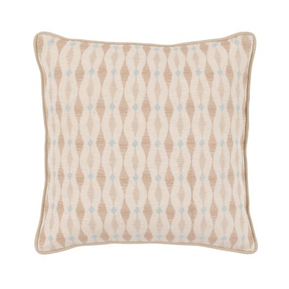 Cushions - Sierra Ikat Embroidered Cushion Natural Cushions - Sierra Ikat Embroidered Cushion Natural
