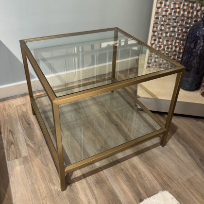 Dekko - Lamp Table (Clear Glass Top) Dekko - Lamp Table (Clear Glass Top)