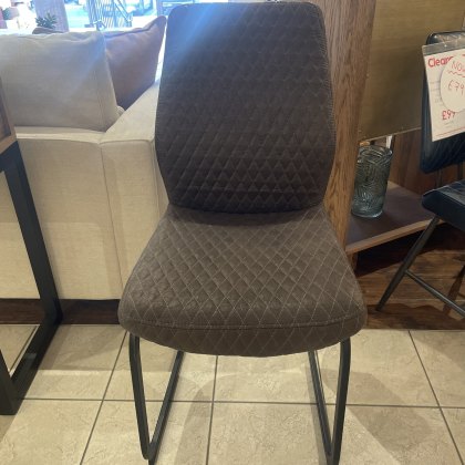 Charlie - Dining Chair (Grey Fabric) Charlie - Dining Chair (Grey Fabric)