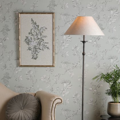 Laura Ashley - Ludchurch Floor Lamp Industrial Black With Shade Laura Ashley - Ludchurch Floor Lamp Industrial Black With Shade