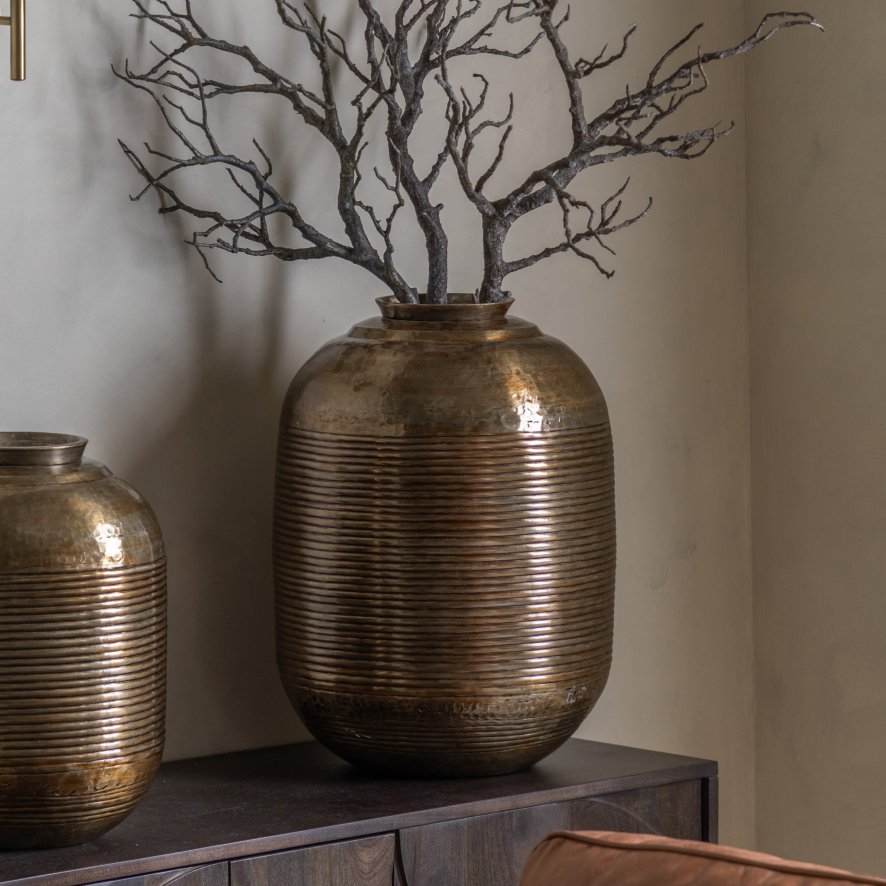 Accessories - Kasai Metal Vase Large Accessories - Kasai Metal Vase Large