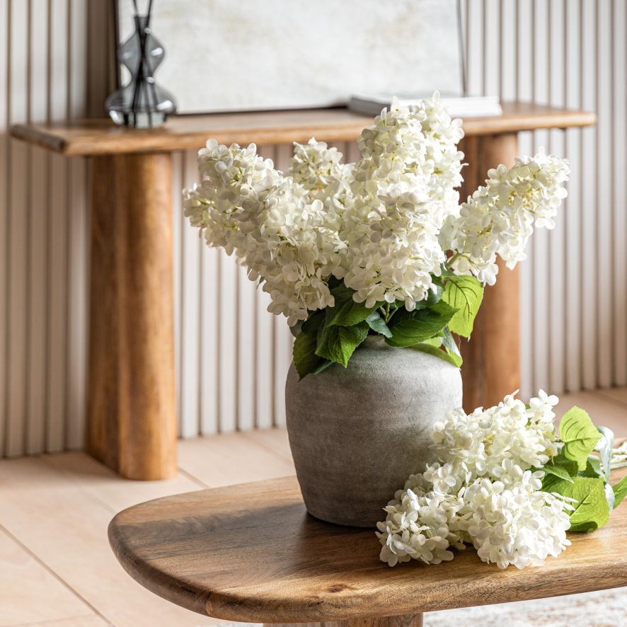 Faux Flowers - Vintage Cone Hydrangea Floral Stem Ivory (12pk) Faux Flowers - Vintage Cone Hydrangea Floral Stem Ivory (12pk)