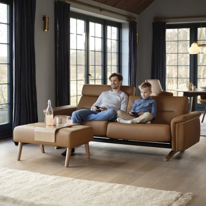 Stressless Stella - 2 Seat Sofa with Wood Arms