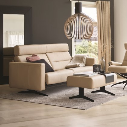 Stressless Stella - 2 Seat Sofa with Upholstered Arms