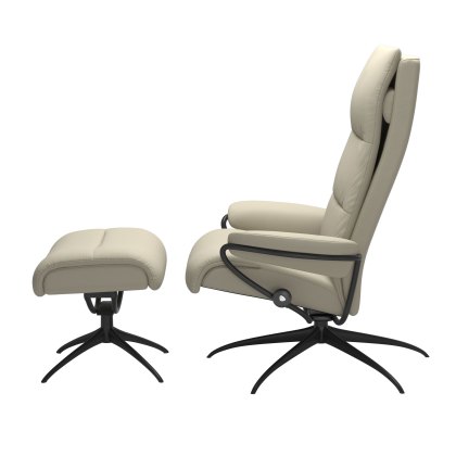 Stressless Tokyo - High Back Recliner Chair with Footstool (Star Base)