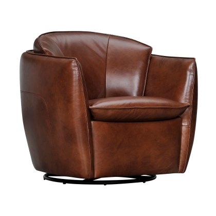 Brechin - Leather Tub Chair