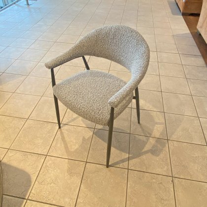 Lola - Dining Chair (Teal Fabric)