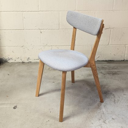 Dining Chair - Light Grey Fabric