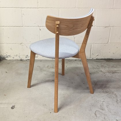 Dining Chair - Light Grey Fabric