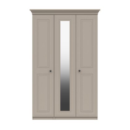 Devon - Tall Three Door Wardrobe with Mirror (Soft Close)