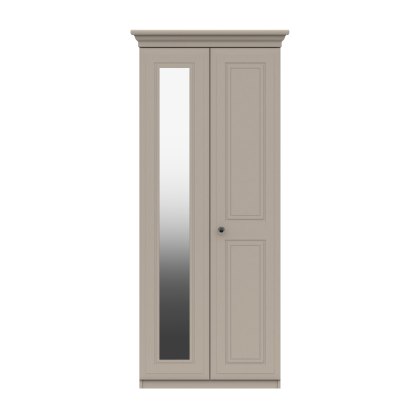 Devon - Two Door Wardrobe with Mirror (Soft Close)