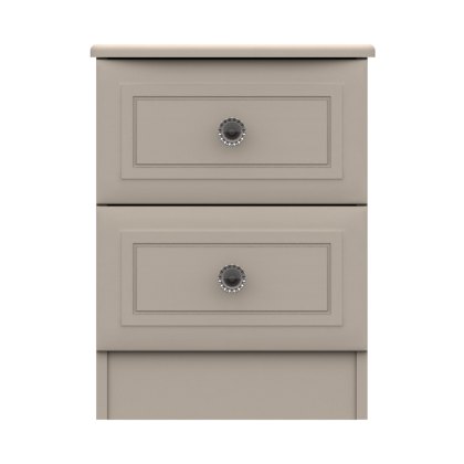 Devon - Two Drawer Bedside Chest (Soft Close)