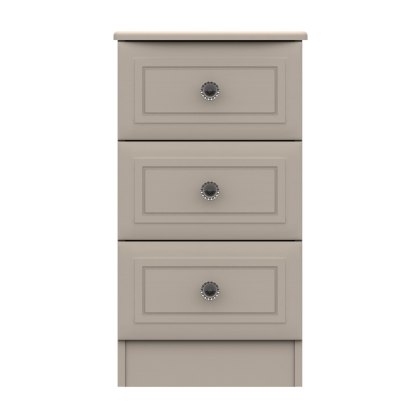 Devon - Three Drawer Bedside Chest (Soft Close)