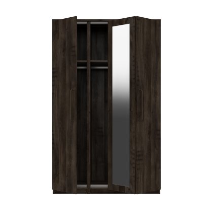 Dorset - Three Door Bifold Wardrobe with Mirror (Soft Close)