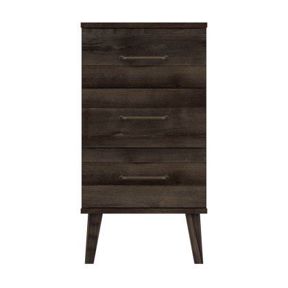 Dorset - Three Drawer Bedside Chest (Soft Close)