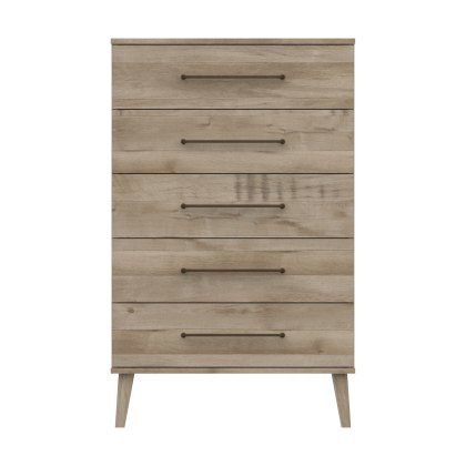 Dorset - Five Drawer Bedroom Chest (Soft Close) Dorset - Five Drawer Bedroom Chest (Soft Close)