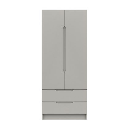 Paignton - Two Door Wardrobe with Drawers (Soft Close)